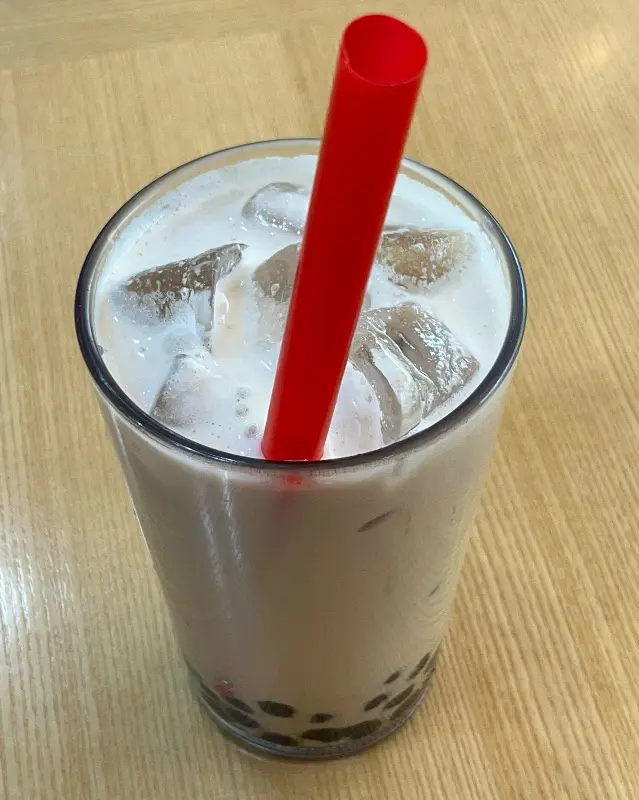 공차 블랙 밀크티