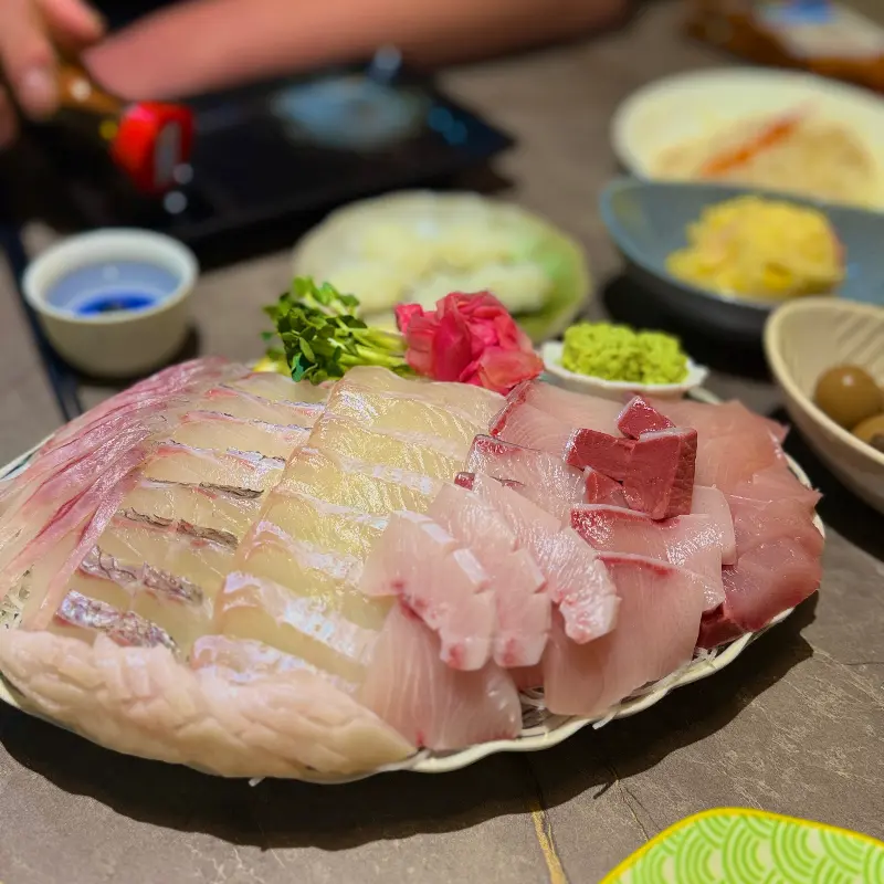 푸짐한 숙성회 한 상