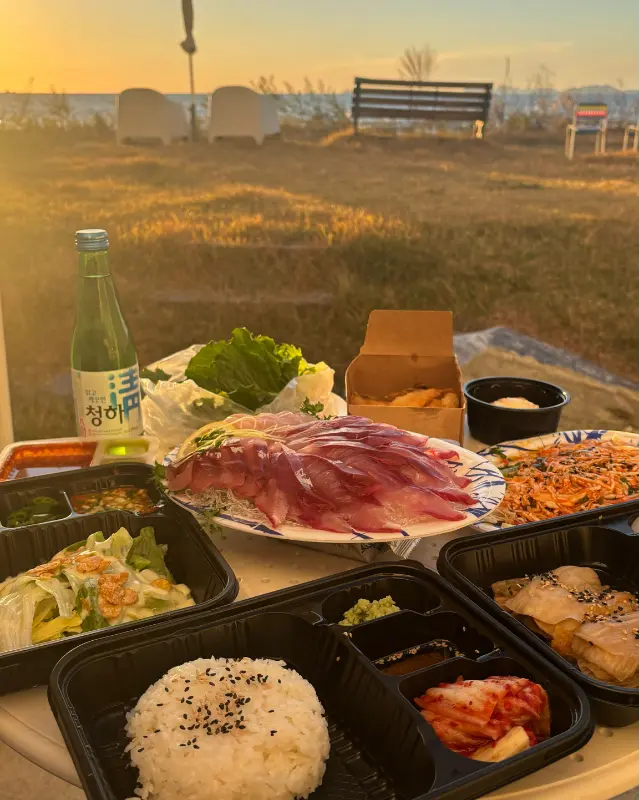 싱싱한 해산물 한 상