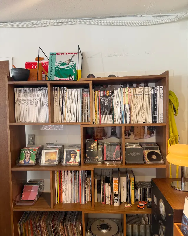 LP가 가득한 책장