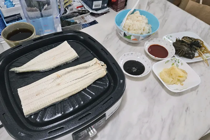 집에서 구워 먹는 장어구이