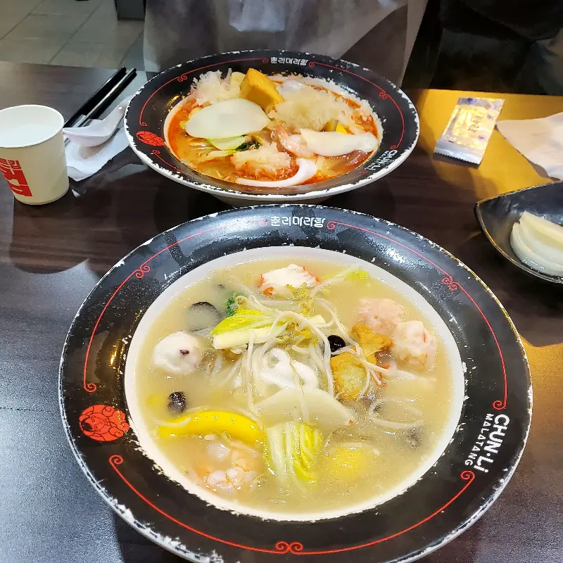 마라탕 재료 코너