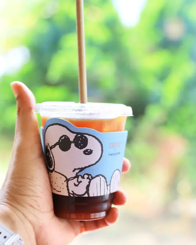 투썸 스누피 컵홀더