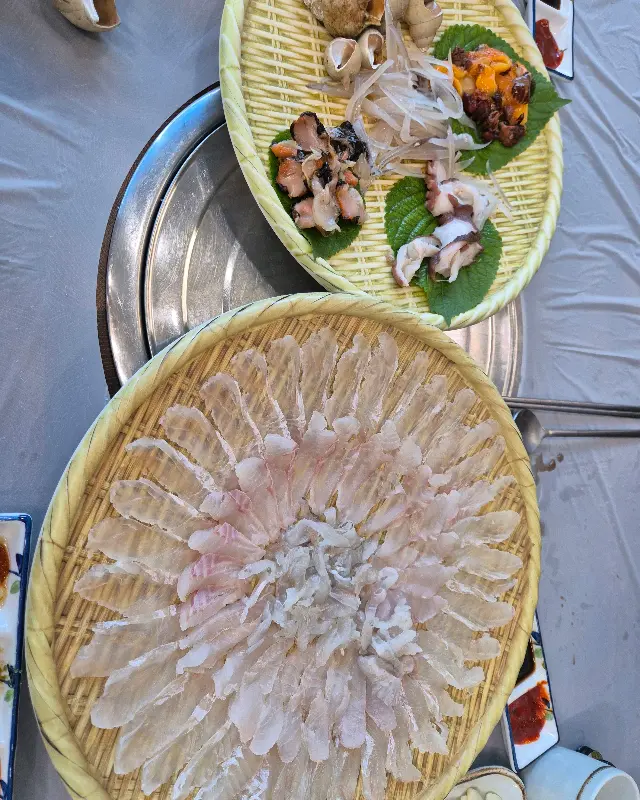 싱싱한 회 한 상