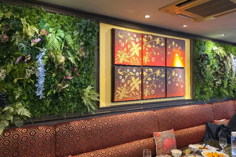 골든타이 레스토랑 내부 인테리어