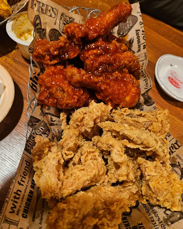 환상의 비주얼, 더블팝 치킨