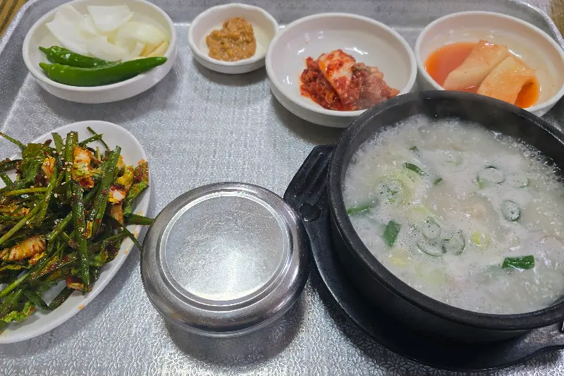 기본 반찬 세팅