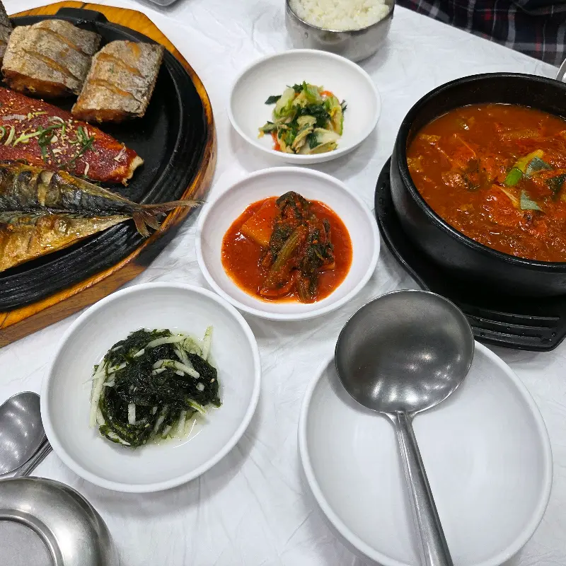 생선구이 한상차림