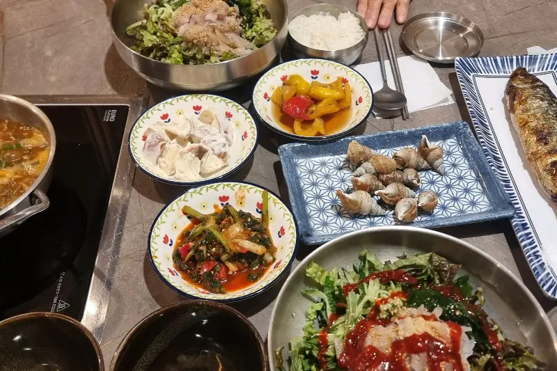 푸짐한 한 상 차림