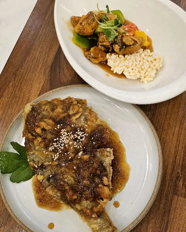 마중가는 길 버섯 탕수육