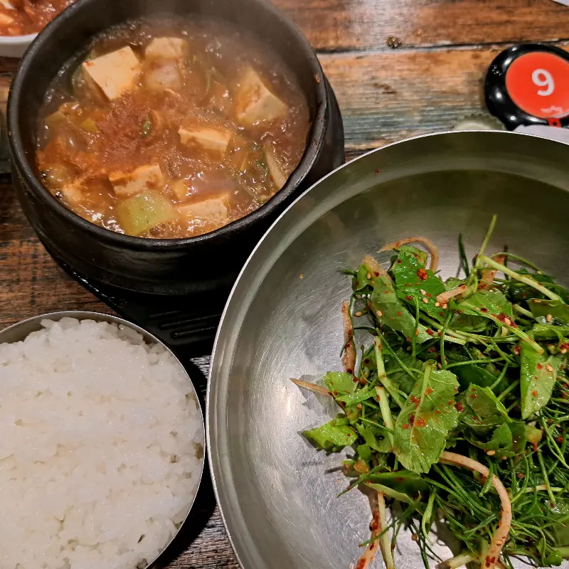 구수한 된장찌개