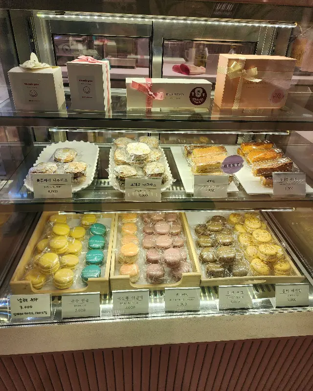 다양한 종류의 마카롱