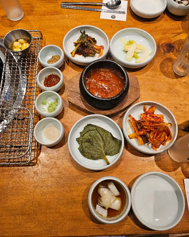 온담 군산점 밑반찬 항공샷