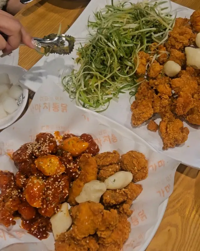 가마치통닭의 다양한 메뉴