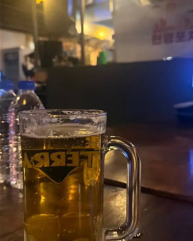 시원한 맥주