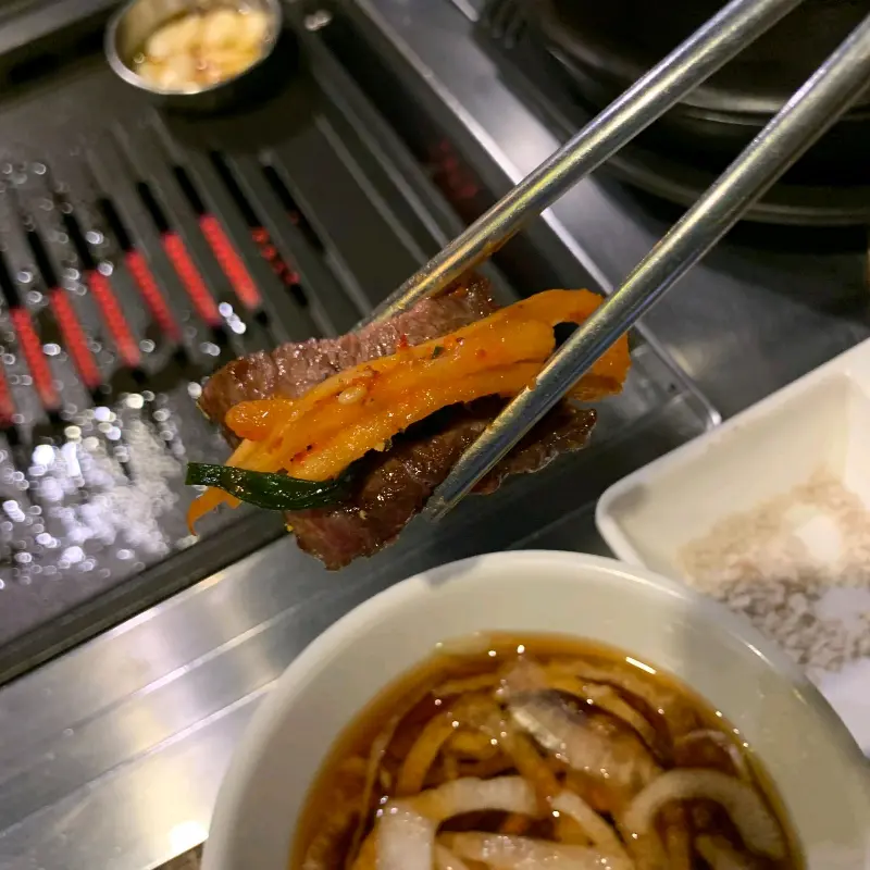 환상적인 맛의 조화, 소고기 & 양파절임