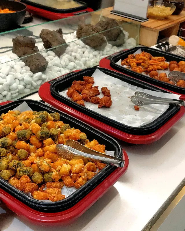 샤브트리 동남지구점의 샐러드바