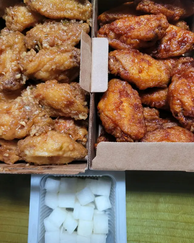 교촌 반반 오리지널 치킨