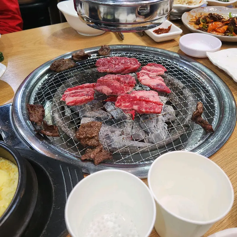 갈비살과 밑반찬