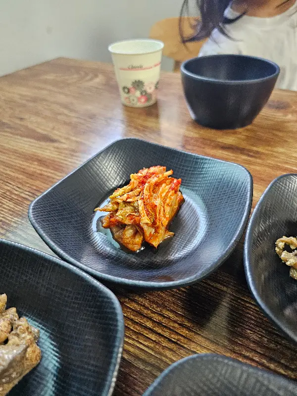 다양한 반찬 클로즈업