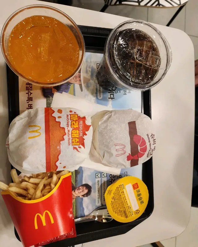 맥크리스피 클래식 버거 세트