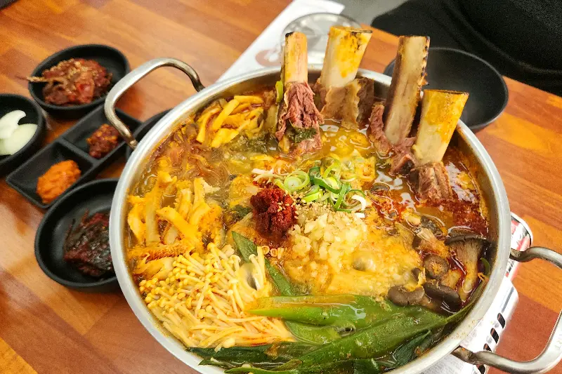 갈비탕 전골