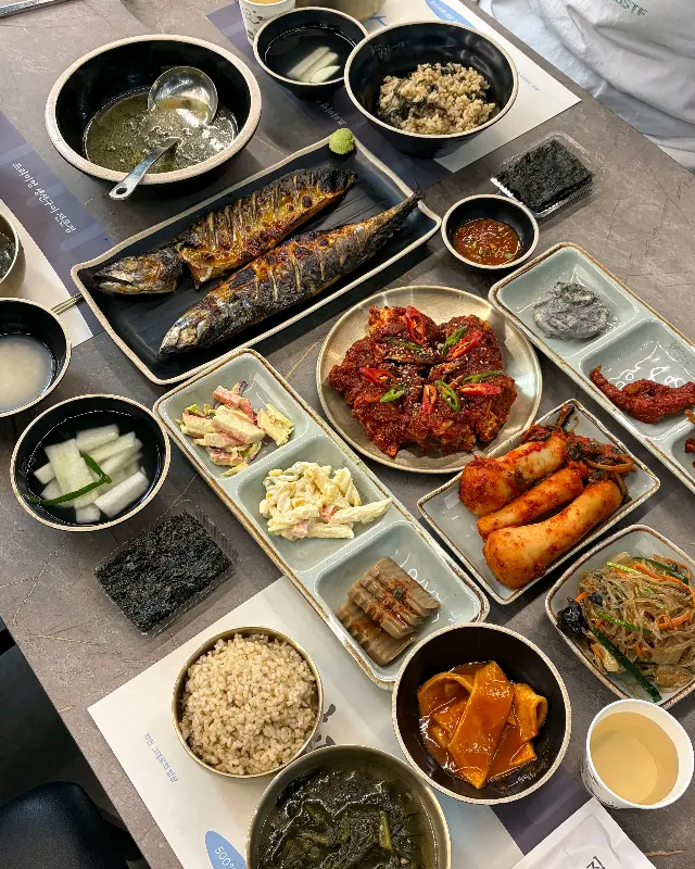 푸짐한 한 상 차림