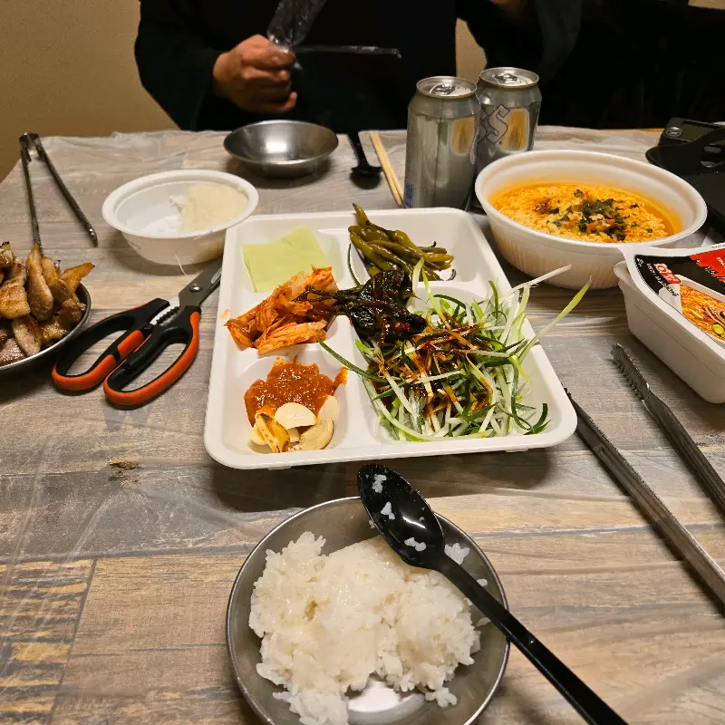 477바베큐캠프 한상차림