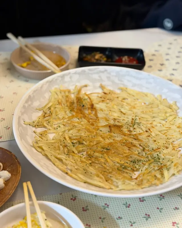 겉은 바삭, 속은 촉촉한 감자채전