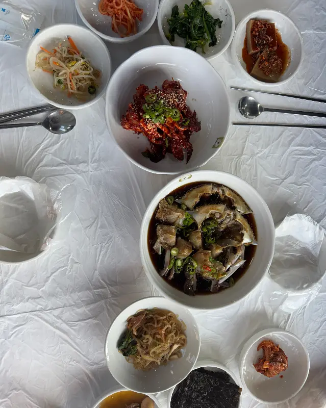 게장 정식 풀샷