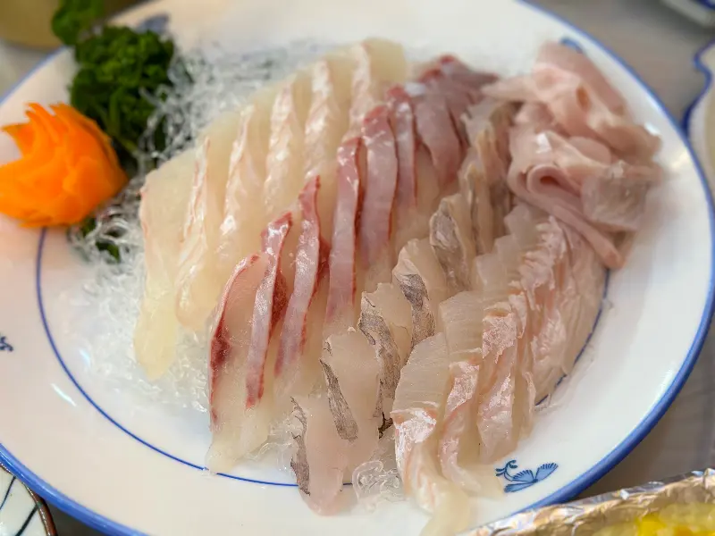 싱싱한 회 한 점