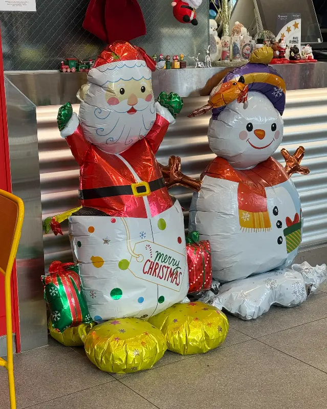 롯데리아 마장점 크리스마스 장식