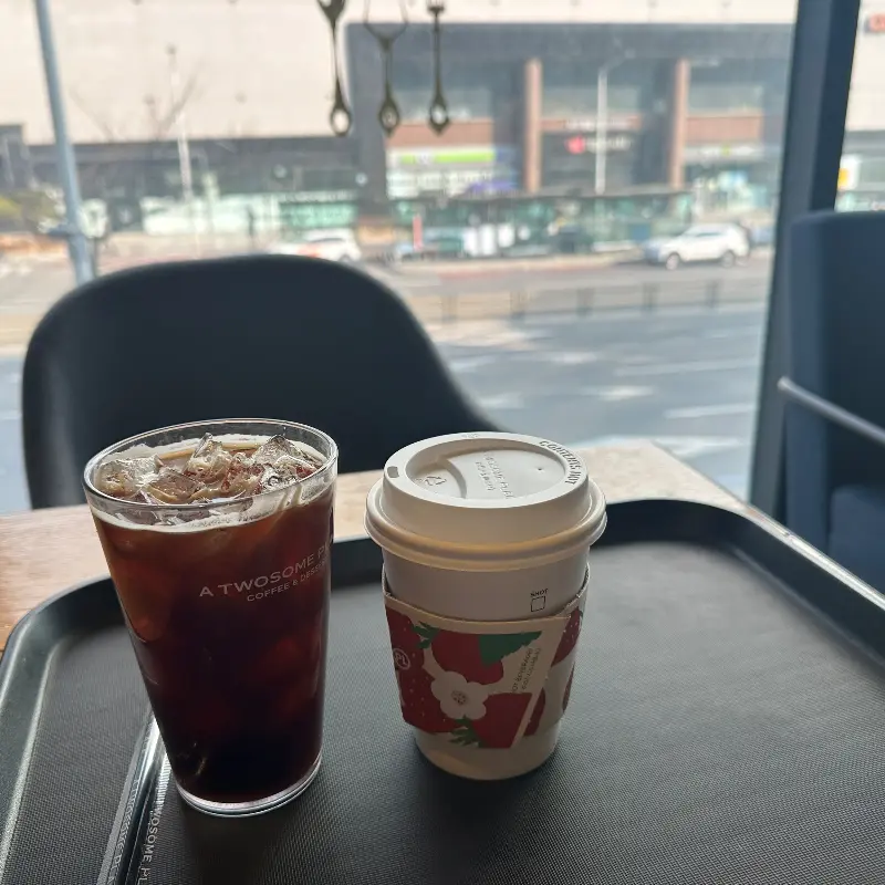 아이스 아메리카노와 콜드브루