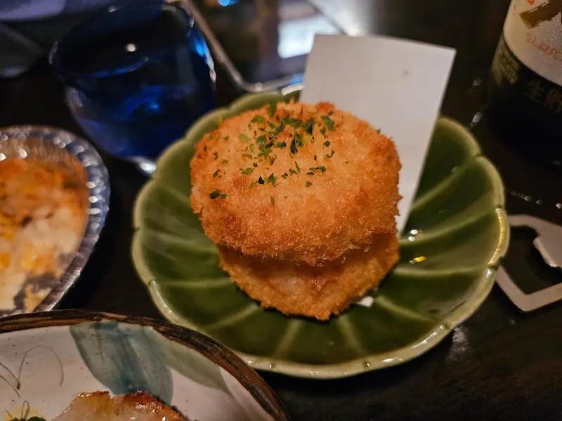 고소한 풍미의 튀김