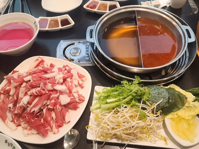 샤브샤브 한상차림