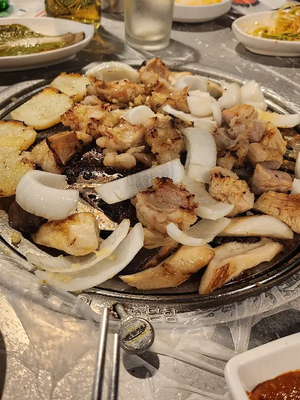 맛있게 익어가는 곱창