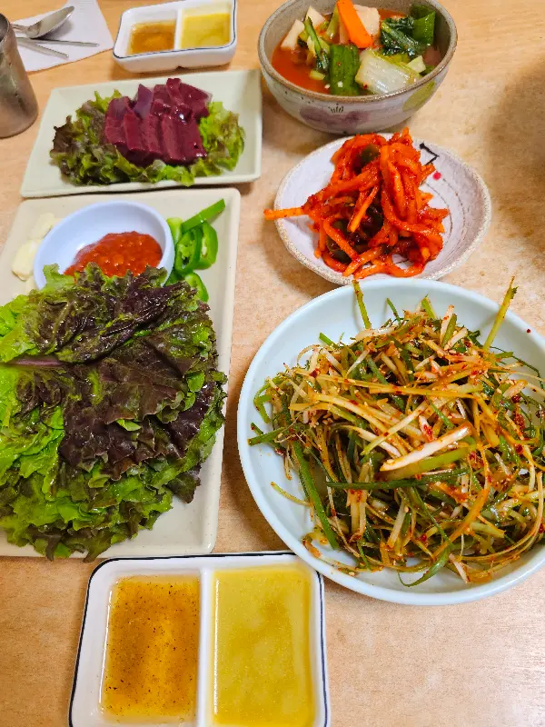 푸짐한 한 상 차림