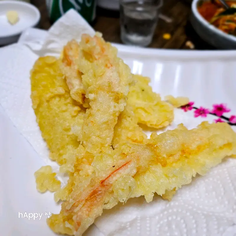 바삭함이 살아있는 튀김