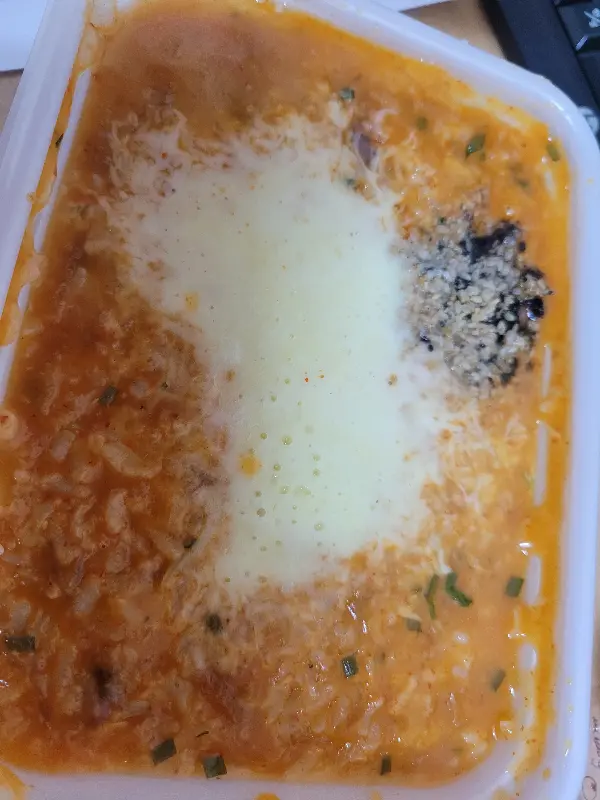 포장된 김치낙지죽