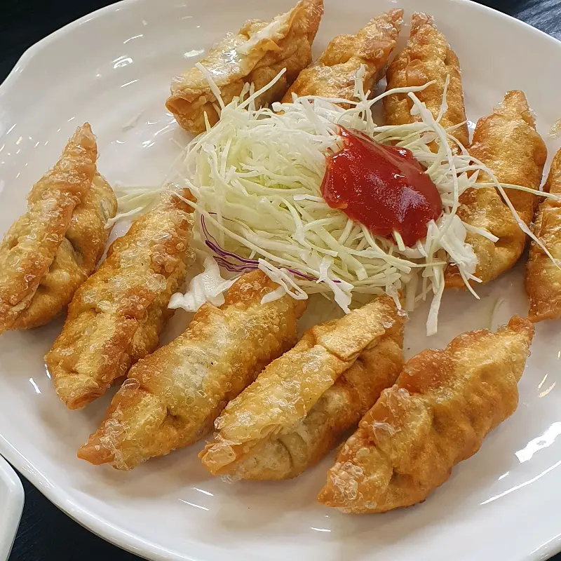 겉바속촉 군만두