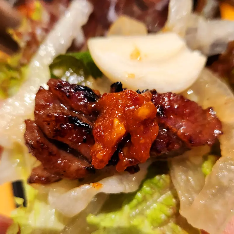 잘 구워진 갈비