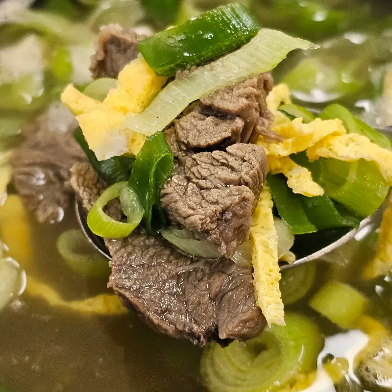 수육곰탕 속 고기