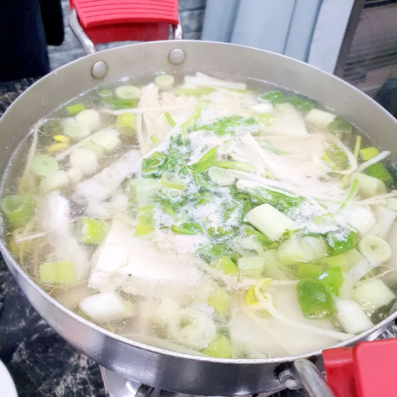 보글보글 끓고 있는 동태탕