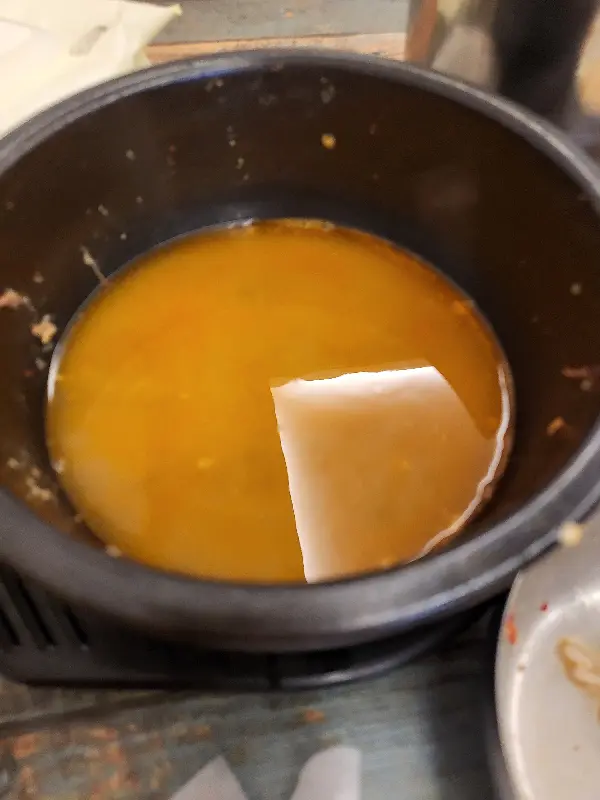 감자탕 국물의 깊은 맛