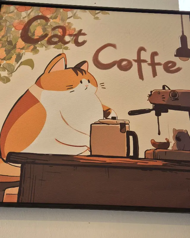 Cat Coffe 그림