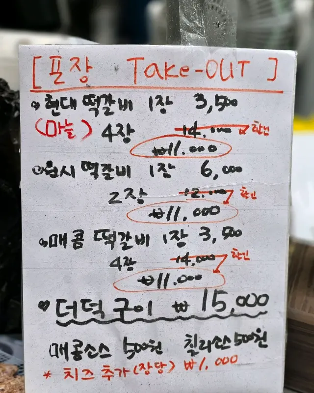 맛있게 구워진 떡갈비