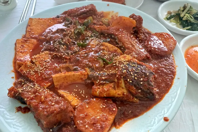 북어찜 근접 사진