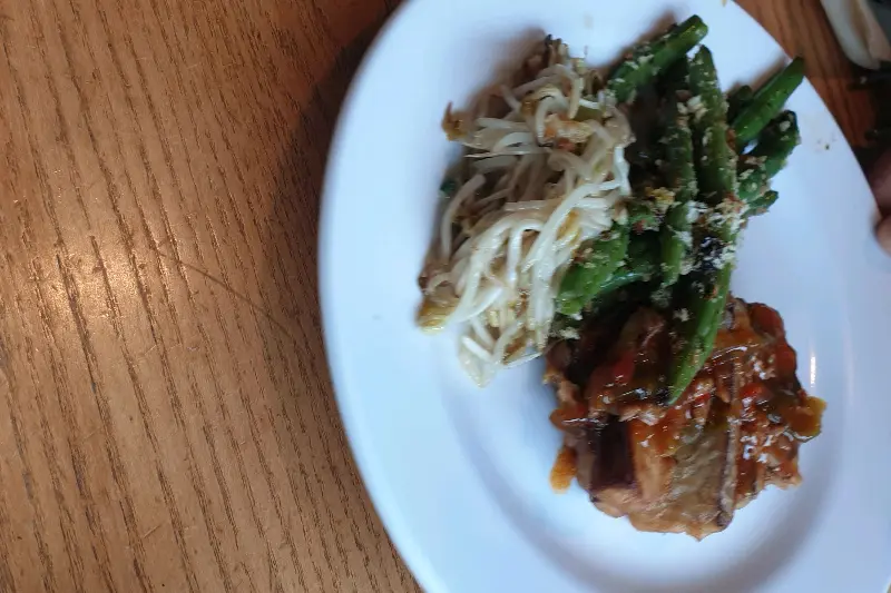 애슐리퀸즈 경주점의 샐러드 코너