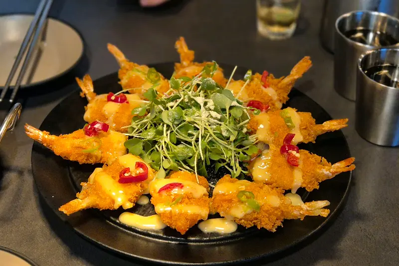 청양마요 새우튀김