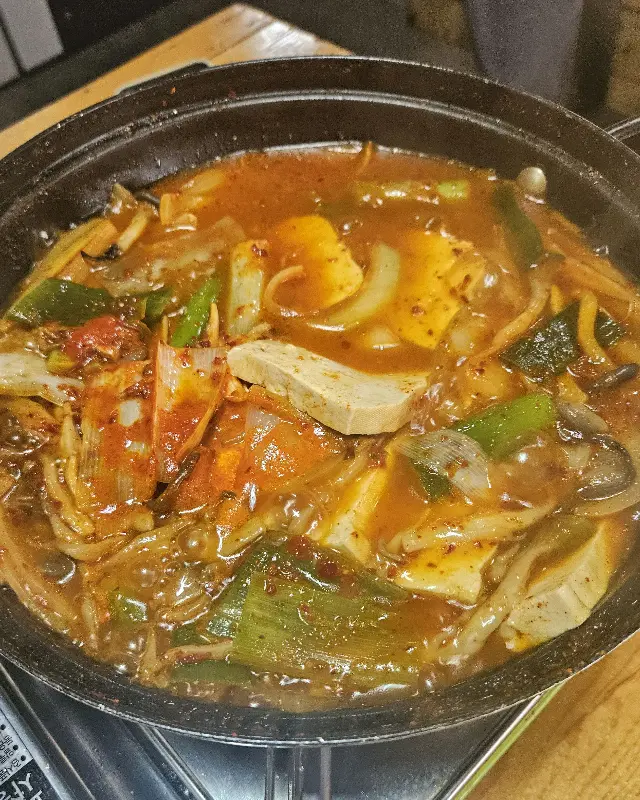 다양한 나물 반찬